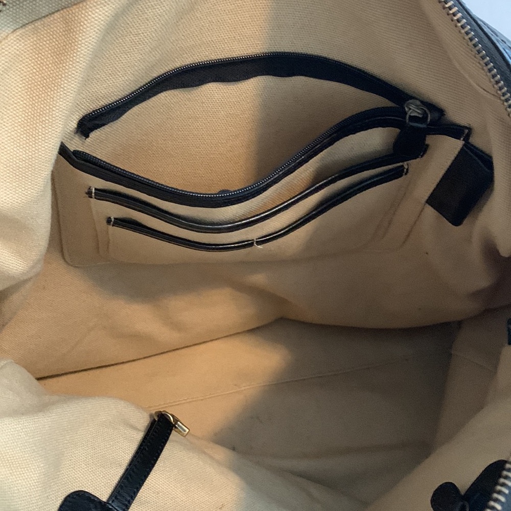 Kate Landry Extra Large Leather Tote - Picture 6 of 9
